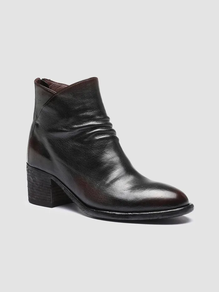 Officine Creative Boots and Booties DENNER 100 OttoSupernero Burgundy Leather Ankle Boots 8211 Women Officine Creative Boots and Booties DENNER 100 OttoSupernero Burgundy Leather Ankle Boots 8211 Women