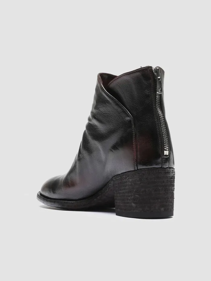 Officine Creative Boots and Booties DENNER 100 OttoSupernero Burgundy Leather Ankle Boots 8211 Women Officine Creative Boots and Booties DENNER 100 OttoSupernero Burgundy Leather Ankle Boots 8211 Women