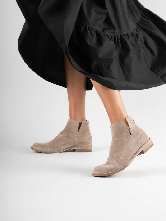 Officine Creative Boots and Booties LEGRAND 160 Nude Spring Ivory Suede Ankle Boots 8211 Women Officine Creative Boots and Booties LEGRAND 160 Nude Spring Ivory Suede Ankle Boots 8211 Women