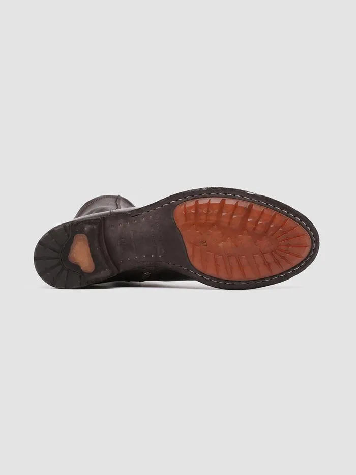 Officine Creative Boots and Booties LEXIKON 135 Ebano Brown Leather Booties 8211 Women Officine Creative Boots and Booties LEXIKON 135 Ebano Brown Leather Booties 8211 Women