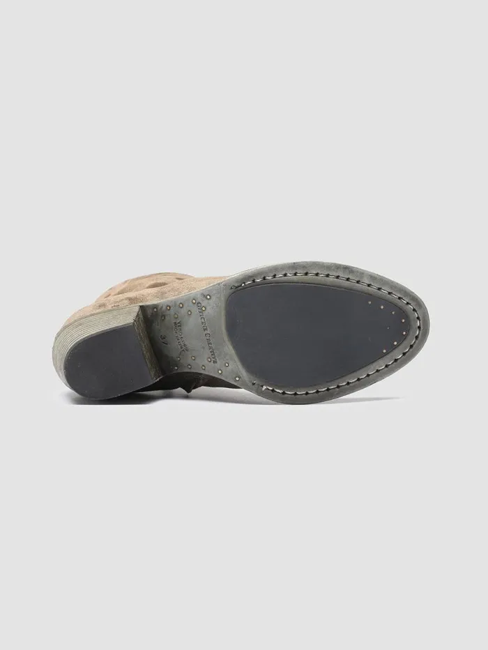Officine Creative Boots and Booties SHERRY 003 Olive Green Suede Ankle Boots 8211 Women Officine Creative Boots and Booties SHERRY 003 Olive Green Suede Ankle Boots 8211 Women