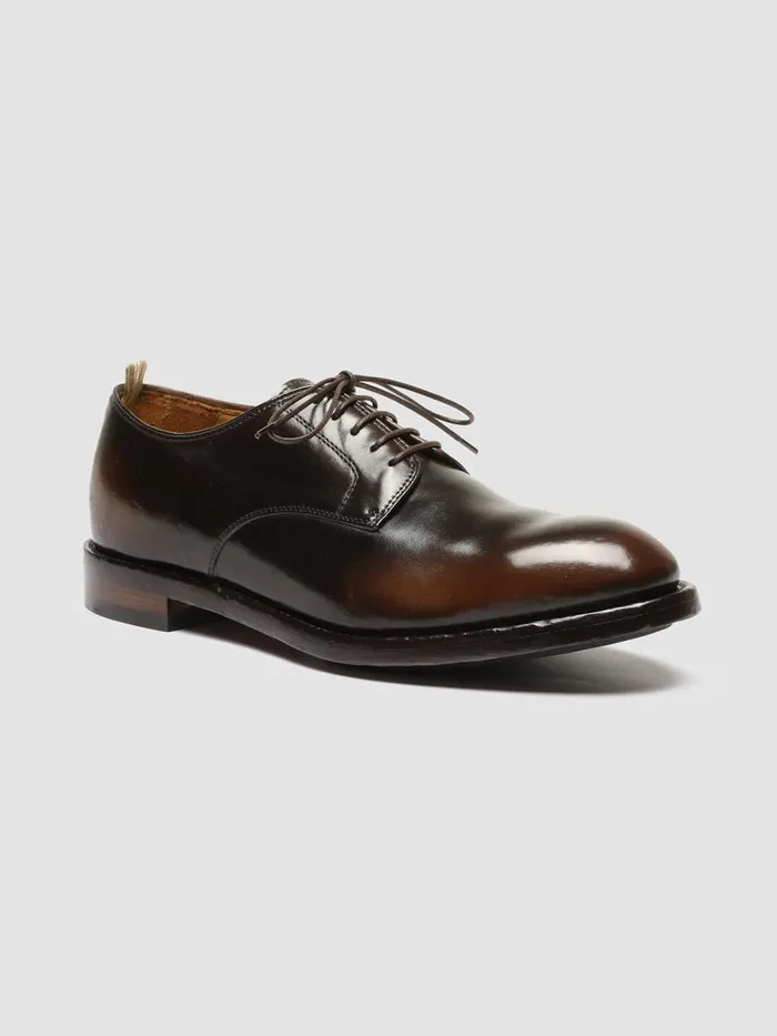 Officine Creative Derbies and Oxfords TEMPLE 018 ToscanoTMoro Brown Leather Derby Shoes 8211 Men Officine Creative Derbies and Oxfords TEMPLE 018 ToscanoTMoro Brown Leather Derby Shoes 8211 Men