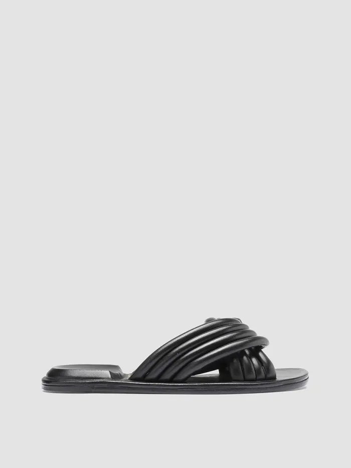 Officine Creative Sandals CYBILLE 004 Nero Black Leather Sandals 8211 Women