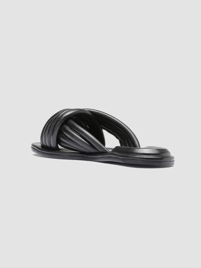 Officine Creative Sandals CYBILLE 004 Nero Black Leather Sandals 8211 Women