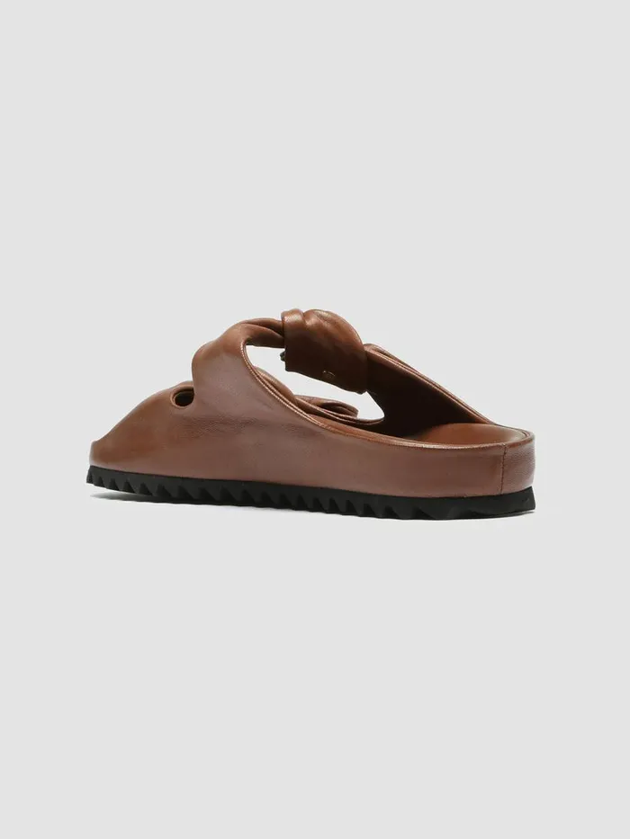 Officine Creative Sandals PELAGIE 010 Bruno Brown Leather Sandals 8211 Women Officine Creative Sandals PELAGIE 010 Bruno Brown Leather Sandals 8211 Women