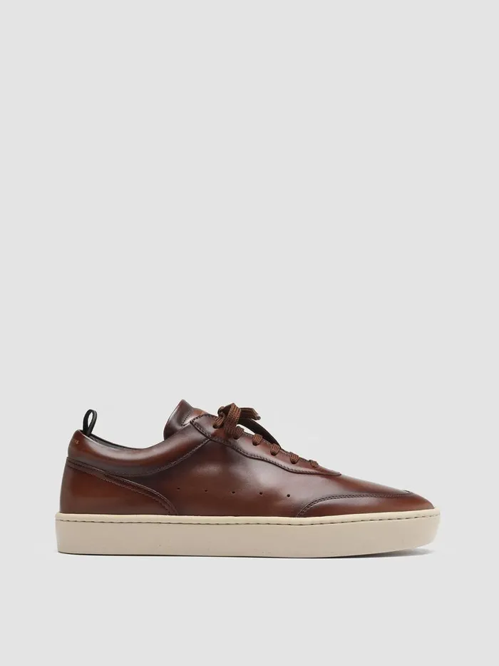 Officine Creative Sneakers KYLE LUX 001 Bruno Brown Leather Sneakers 8211 Men Officine Creative Sneakers KYLE LUX 001 Bruno Brown Leather Sneakers 8211 Men