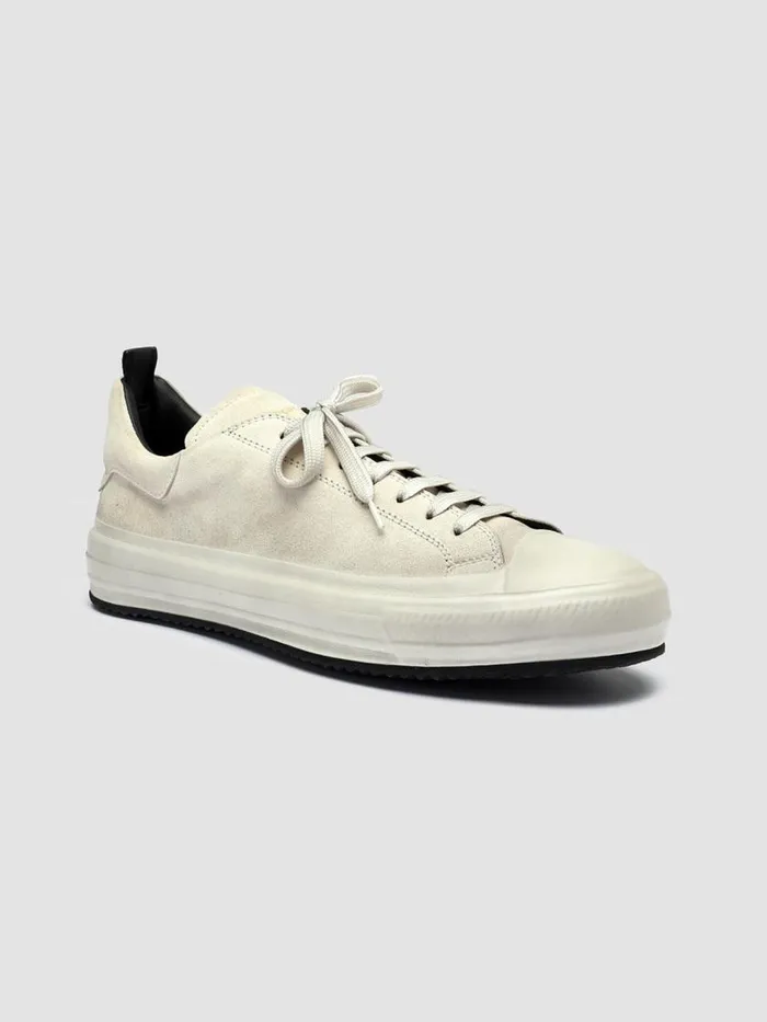 Officine Creative Sneakers MES 009 Lamb White Suede Sneakers 8211 Men