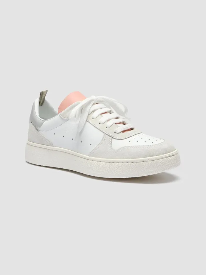 Officine Creative Sneakers MOWER 110 BiancoBreastGlacier White Leather And Suede Sneakers 8211 Women Officine Creative Sneakers MOWER 110 BiancoBreastGlacier White Leather And Suede Sneakers 8211 Women