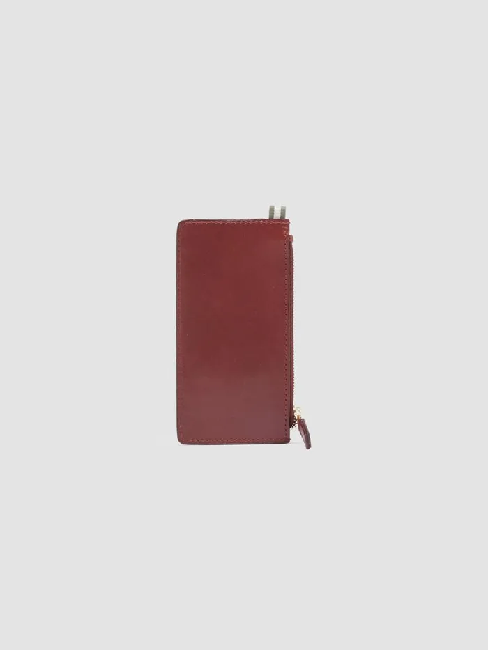 Officine Creative Wallets JULIET 03 Burgundy Burgundy Leather Card Holder 8211 Women Officine Creative Wallets JULIET 03 Burgundy Burgundy Leather Card Holder 8211 Women