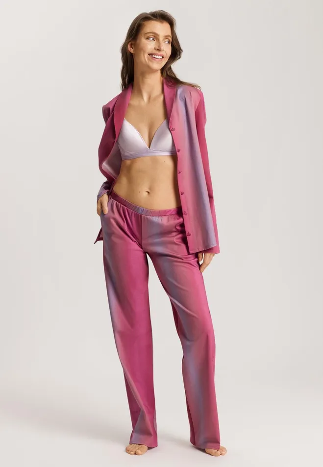 Ombre Cotton Pants Berry Ombre Women HANRO Pajama Bottoms