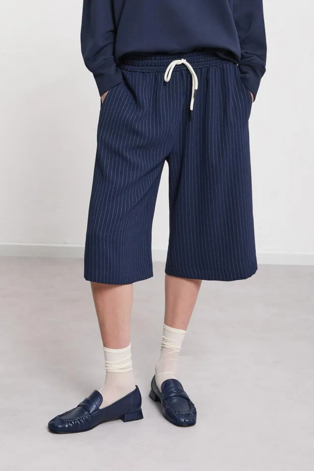 Ottod039Ame Capri Trousers Made With A Twofabric Women Suits