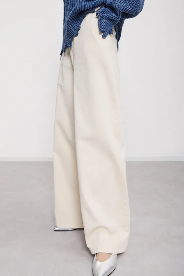 Ottod039Ame Cotton Palazzo Trousers Women Trousers