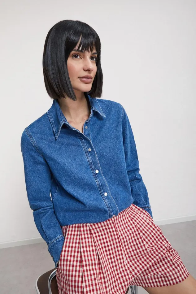 Ottod039Ame Denim Shirt Women Denim