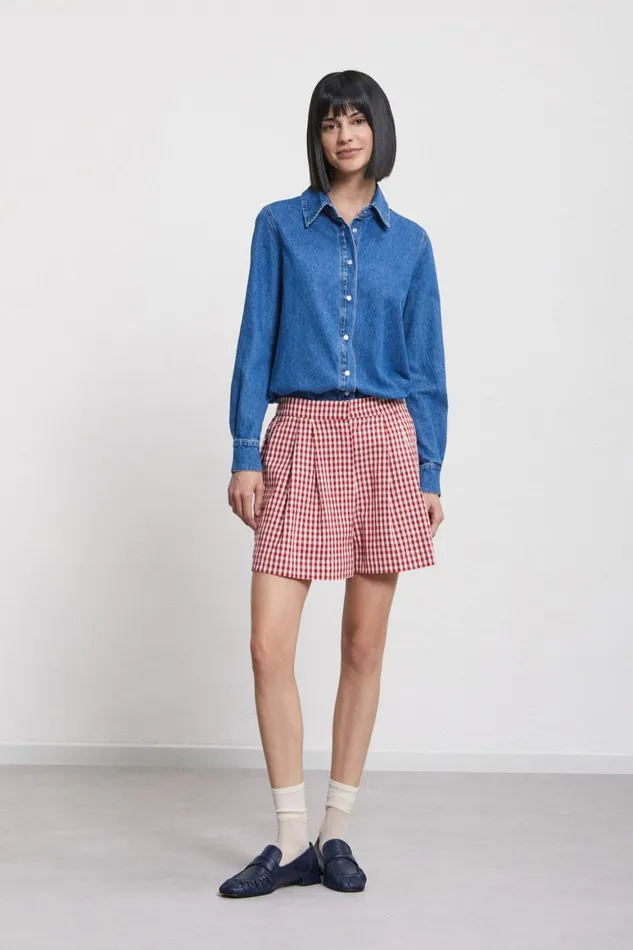 Ottod039Ame Denim Shirt Women Denim