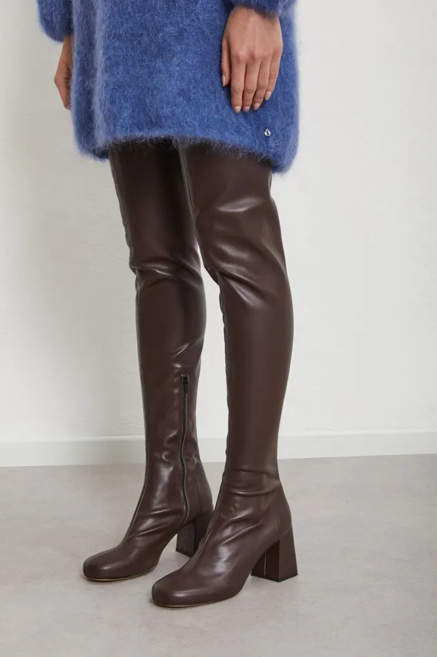 Ottod039Ame Leather Overtheknee Boots Women Shoes