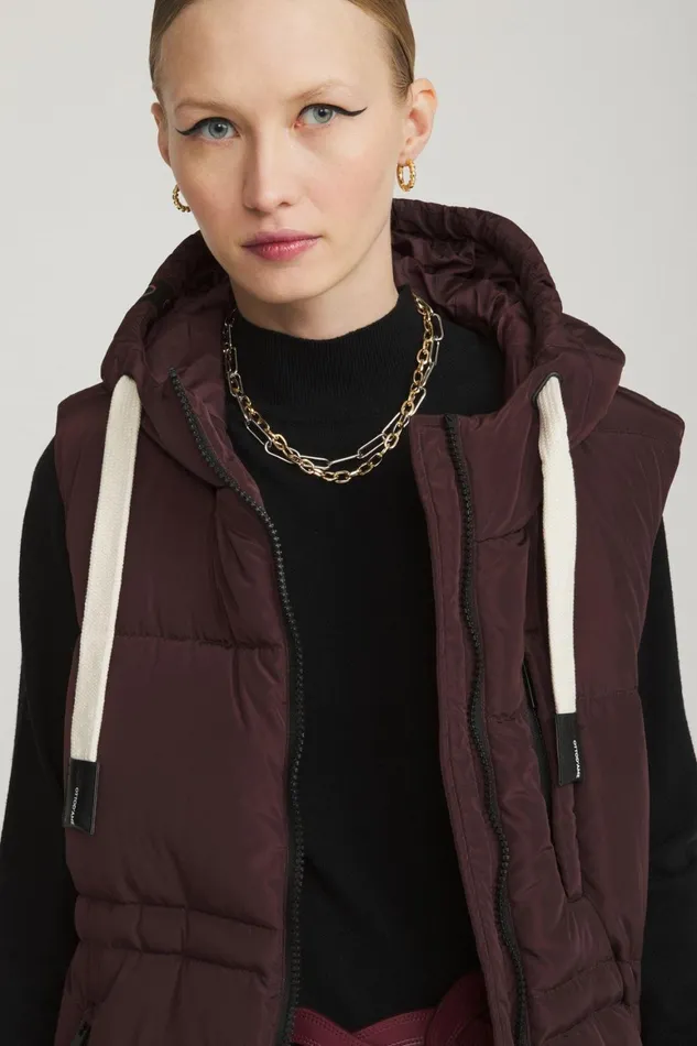 Ottod039Ame Long Sleeveless Puffer Jacket With Hood Women Down Jackets Ottod039Ame Long Sleeveless Puffer Jacket With Hood Women Down Jackets