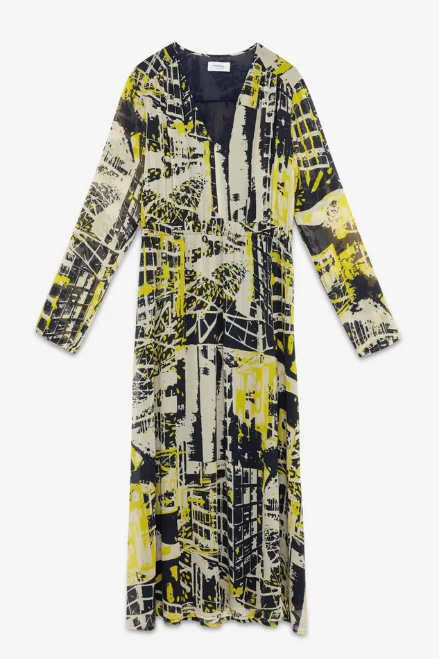 Ottod039Ame Printed Viscose Dress Women Dresses