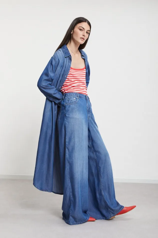 Ottod039Ame Wide Leg Jeans Women Denim