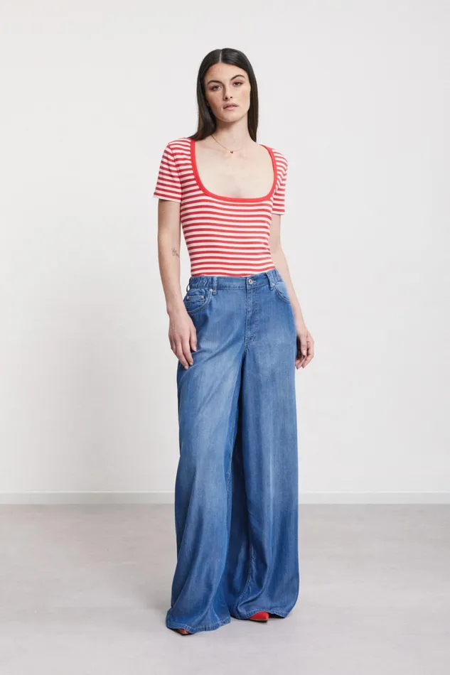 Ottod039Ame Wide Leg Jeans Women Denim