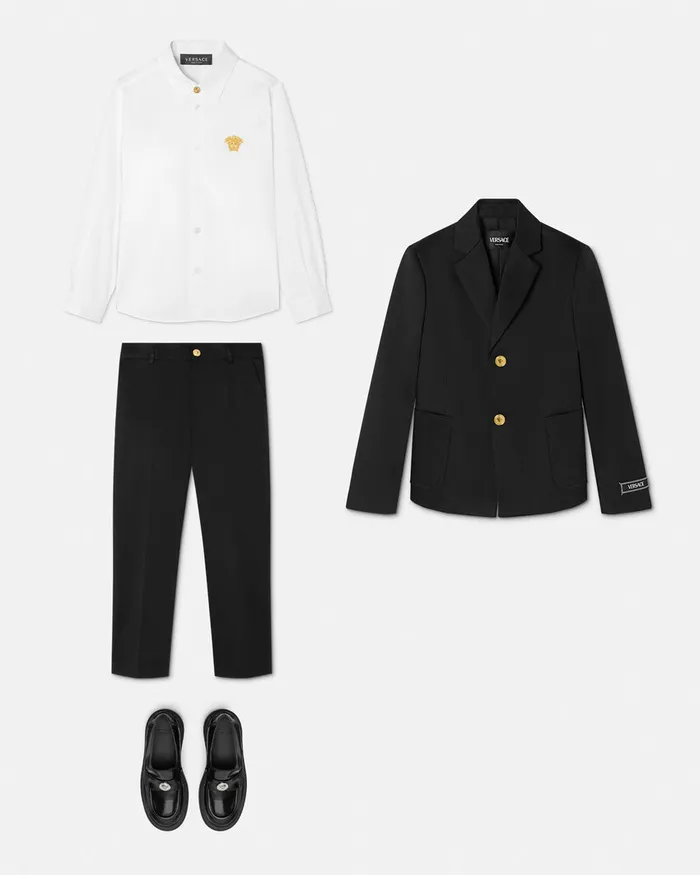 Outerwear and Jackets Kids Versace Formal Jacket Black