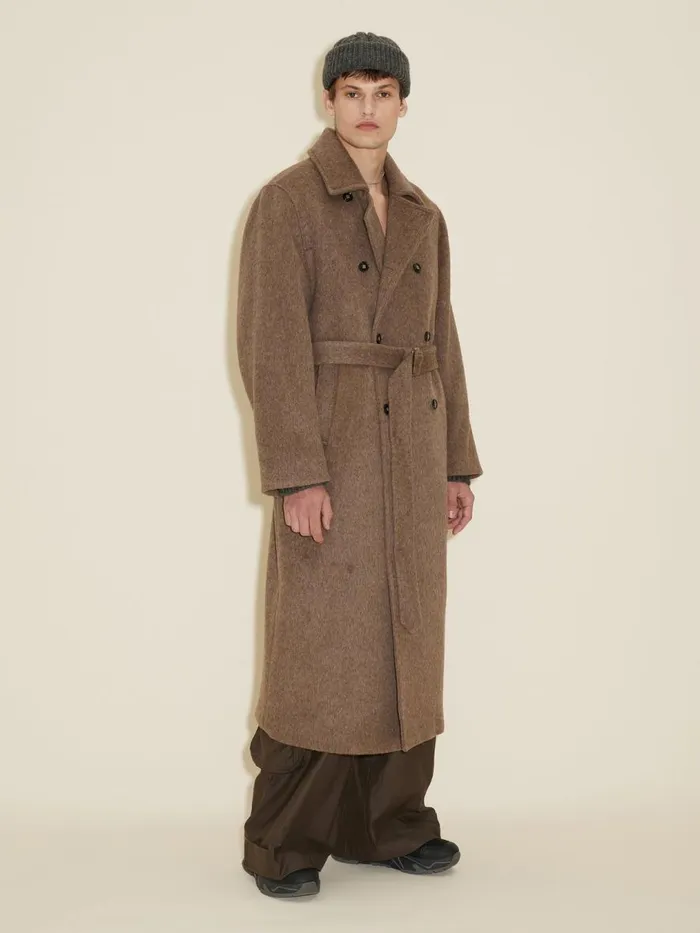 Outerwear Men Holzweiler Mata Coat Taupe