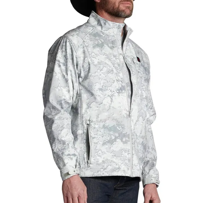 Outerwear Men Justin Boots Weather Resisting Jacket Snow Camo 040camo041