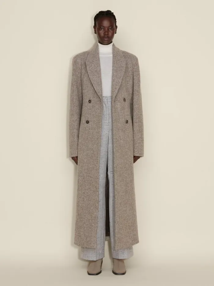 Outerwear Women Holzweiler Devotion Coat Lt Brown Mix