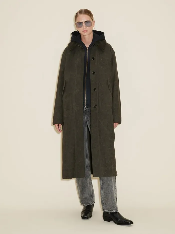 Outerwear Women Holzweiler Diana Long Coat Dk Green