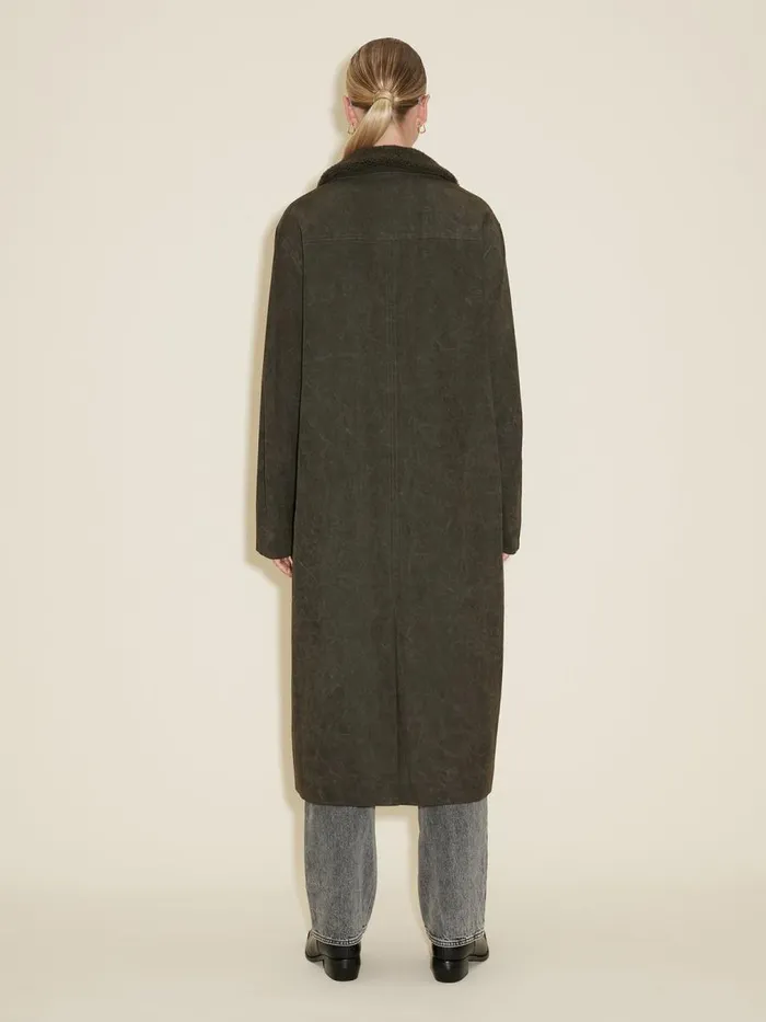 Outerwear Women Holzweiler Diana Long Coat Dk Green