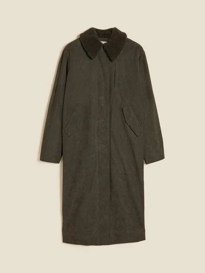 Outerwear Women Holzweiler Diana Long Coat Dk Green