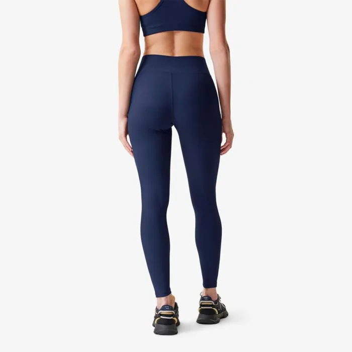 Pants and Leggings Women Lacoste Women039s Lacoste X Bandier Ribbed Leggings Navy Blue 166