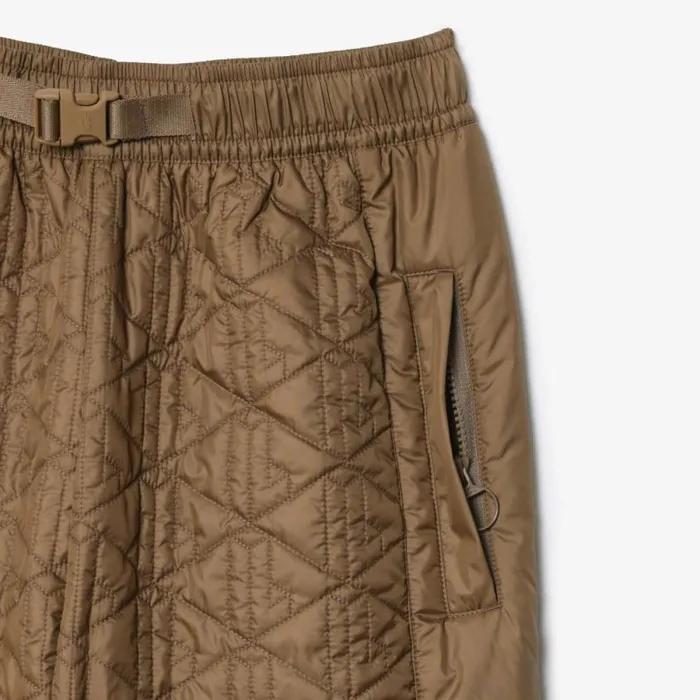 Pants and Leggings Women Lacoste Women039s Monogram Motif Sweatpants Brown Six
