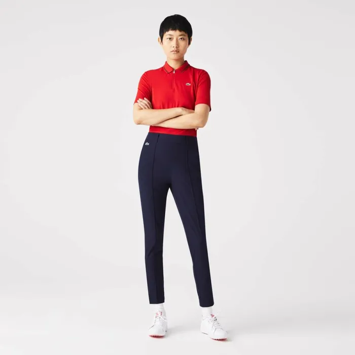 Pants and Leggings Women Lacoste Women039s SPORT Stretch UltraDry Golf Pants Navy Blue 166