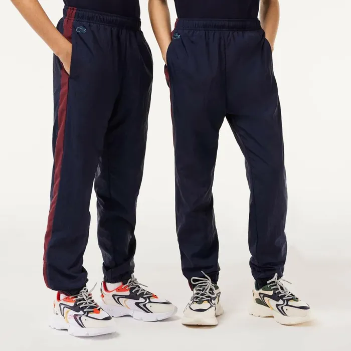 Pants and Shorts Kids Lacoste Kids039 Colorblock Sweatpants Navy Blue 166