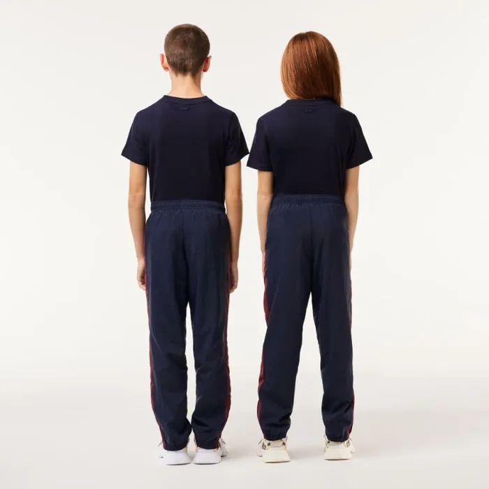 Pants and Shorts Kids Lacoste Kids039 Colorblock Sweatpants Navy Blue 166