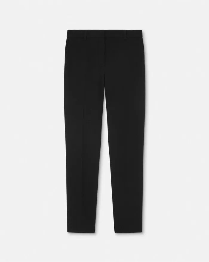 Pants and Shorts Women Versace WoolBlend SlimFit Pants Black