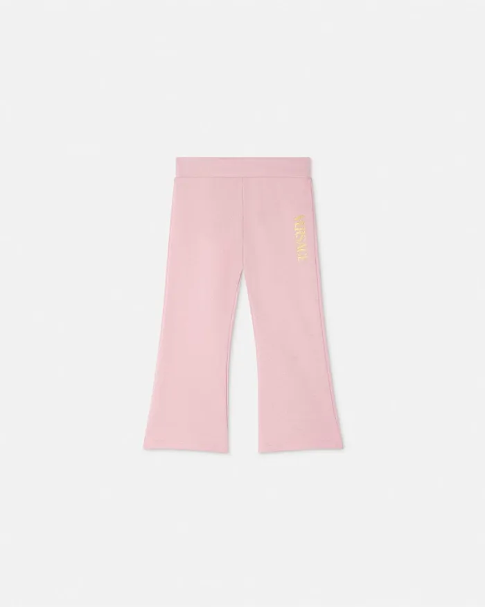 Pants and Skirts Kids Versace Logo Sweatpants Pink