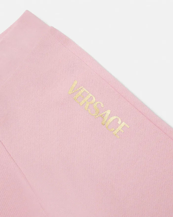 Pants and Skirts Kids Versace Logo Sweatpants Pink