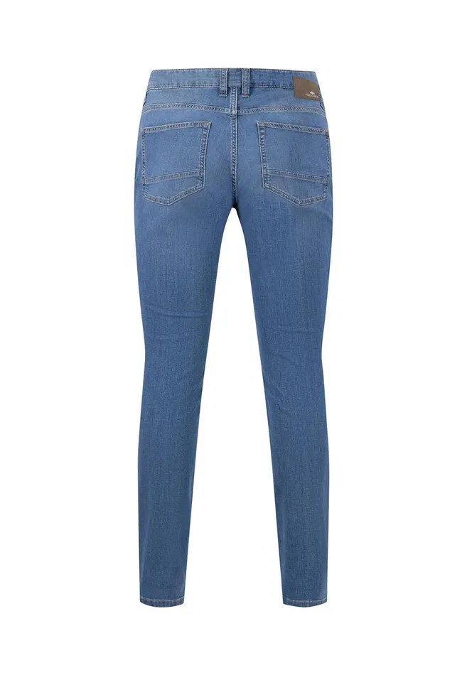 Pants Men FYNCHHATTON Casual Fit Jeans In 5pocket Design Light Bluemid Blue