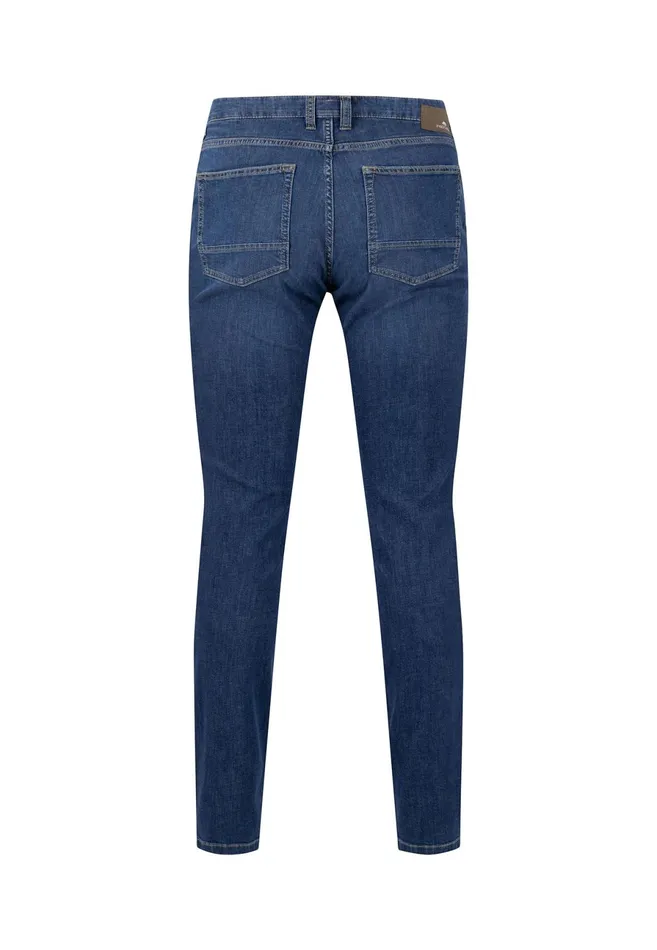 Pants Men FYNCHHATTON Casual Fit Jeans In 5pocket Design Light Bluemid Blue