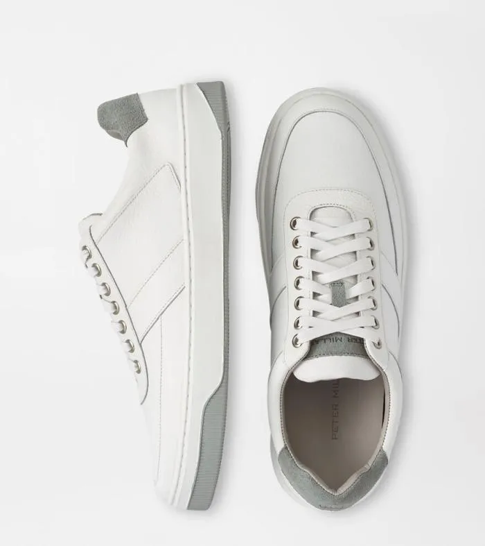 Peter Millar Brazil Footwear Men Vantage Pebble Grain Leather Sneaker