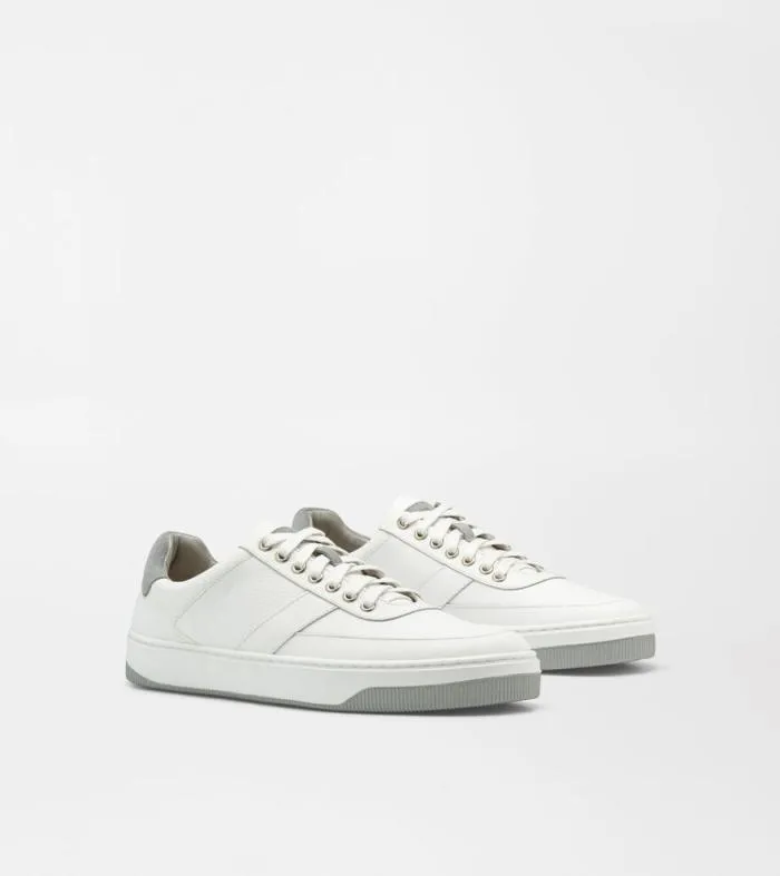 Peter Millar Brazil Footwear Men Vantage Pebble Grain Leather Sneaker