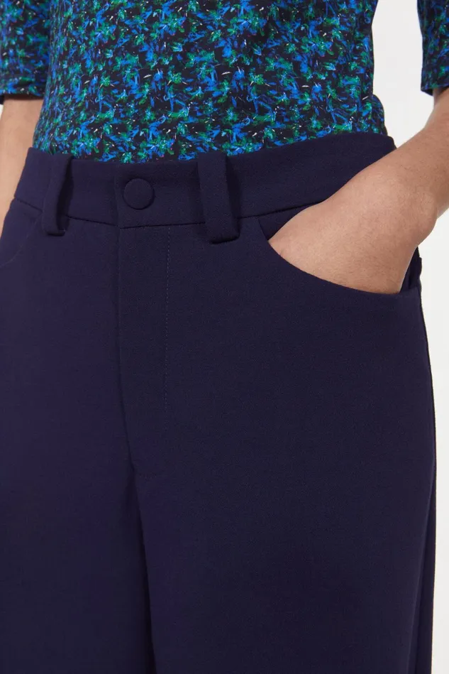 Petiso Drape Pants Midnight Blue Women Rodebjer Trousers