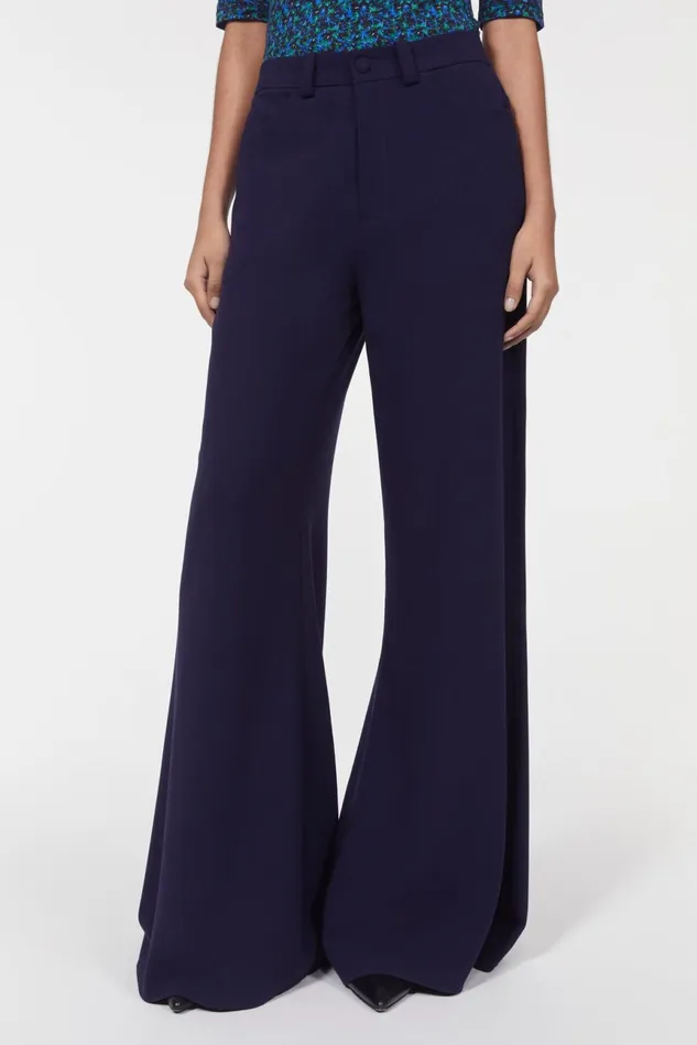Petiso Drape Pants Midnight Blue Women Rodebjer Trousers