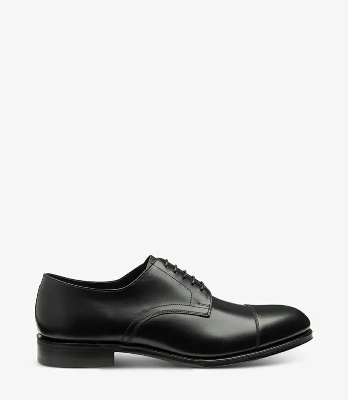 Plain Ties Men Petergate Carbon Black Loake