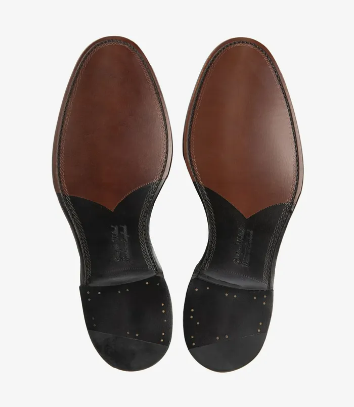 Plain Ties Men Petergate Carbon Black Loake