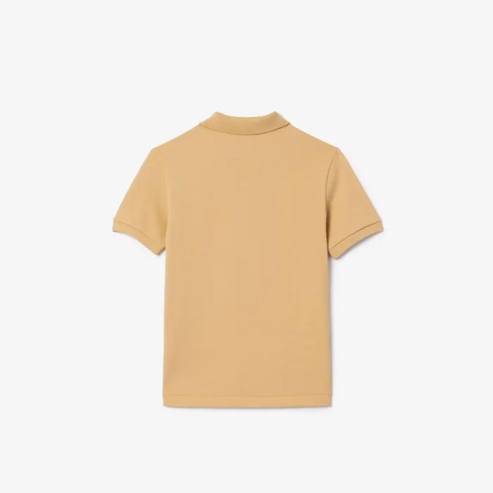 Polos Kids Lacoste Kids039 Regular Fit Petit Piqu Polo Beige Ixq