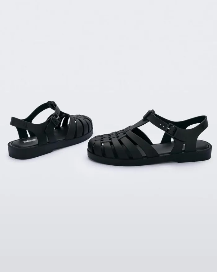 Possession Matte Black Women Melissa Sandals