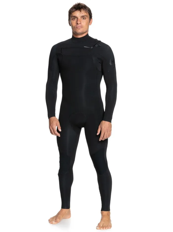 Quiksilver 43 Everyday Sessions ChestZip Wetsuit Black Mens Wetsuits