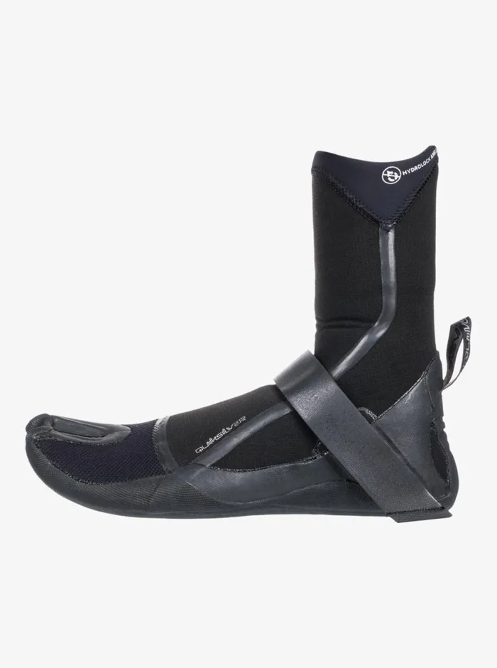 Quiksilver 5mm Marathon Sessions Split Toe Wetsuit Boots Black Mens Wetsuits
